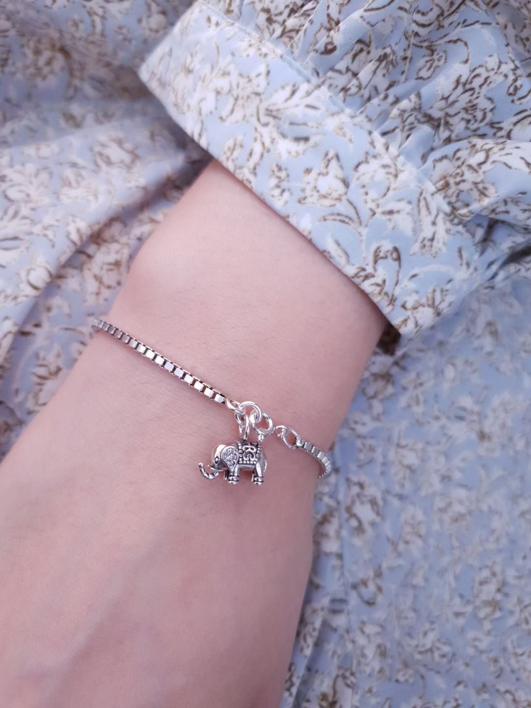 小丞飾 韓國製造 只給喜歡高品味的妳🌺
⚪️超級美 大象🐘盒子手鍊 17公分 $990 #157