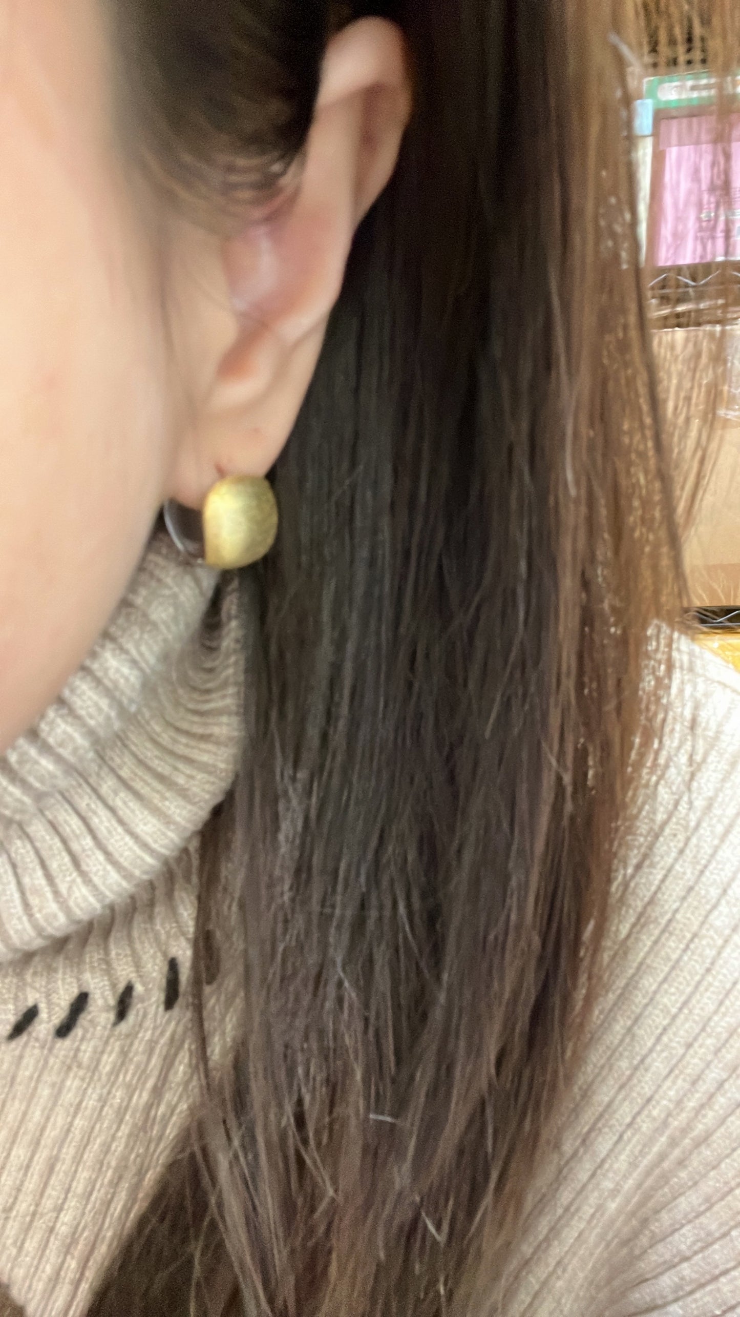 小丞飾
金銀兩面多戴款閃砂方弧面耳扣
$890 #E601022