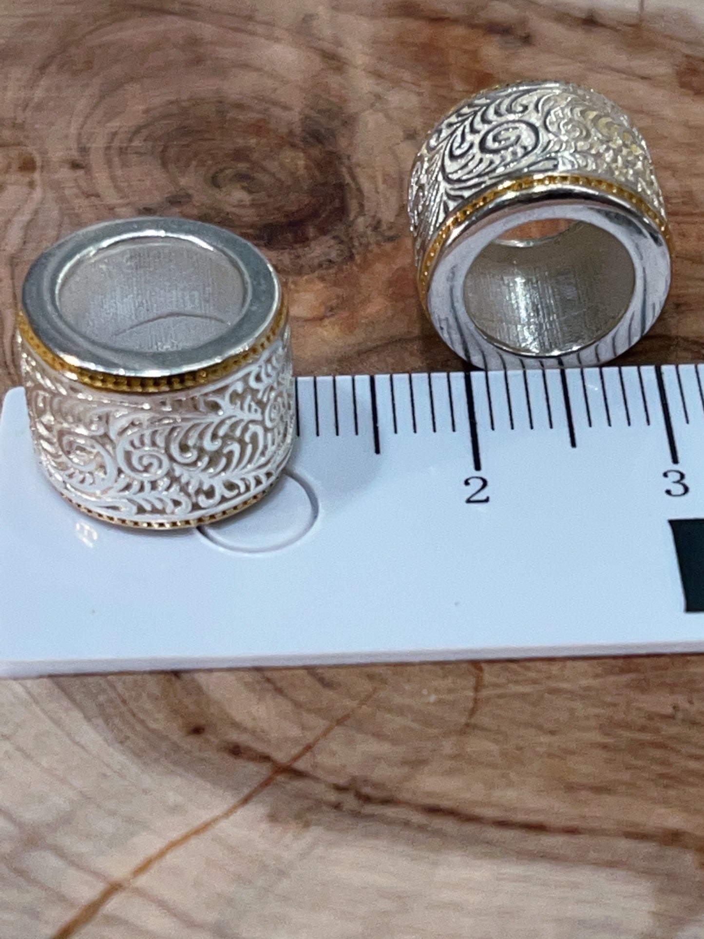 小丞飾 白金色圓筒墜子 $390 #29