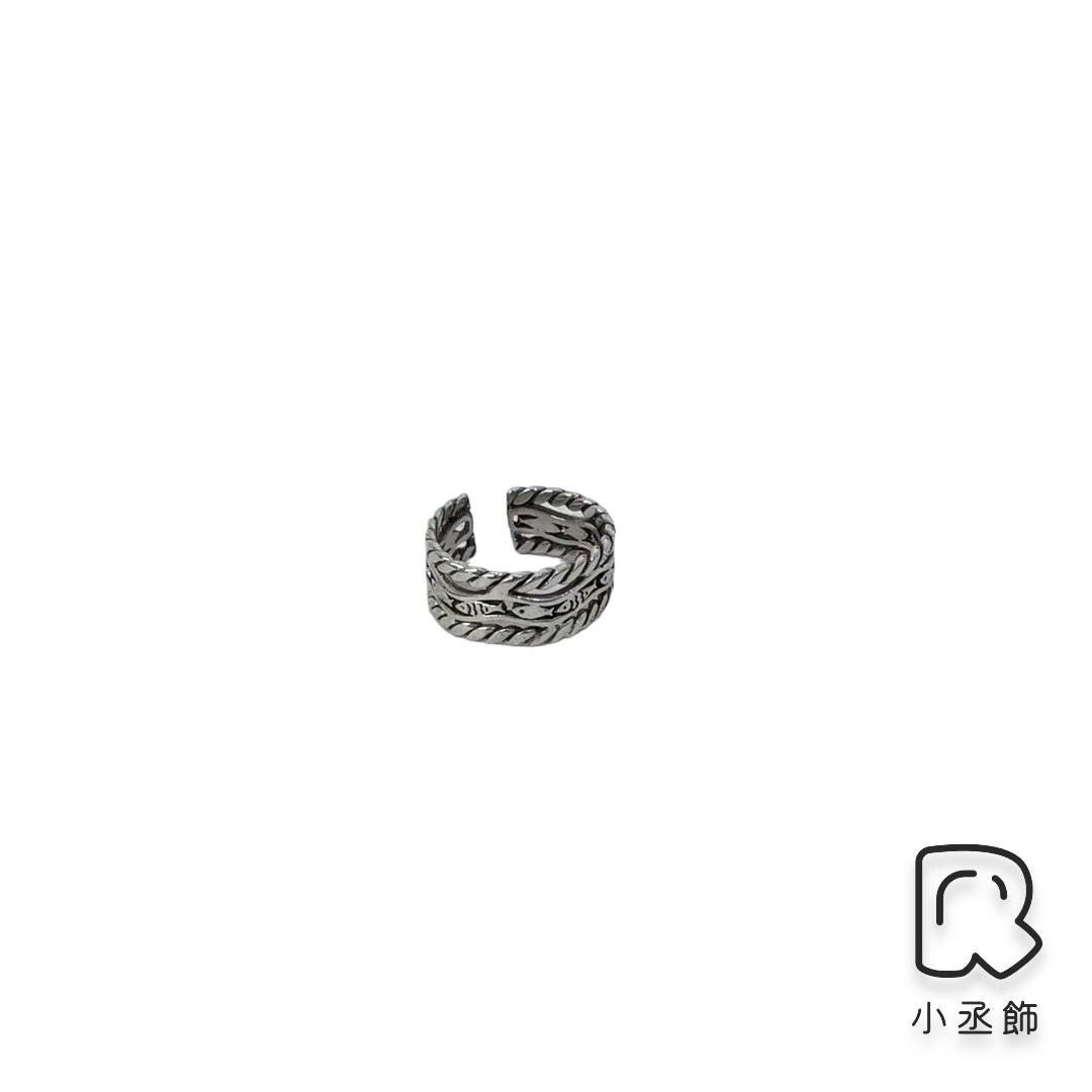 小丞飾 正韓空運
通體全純銀 寬版層次小魚開口戒
$490 #525
