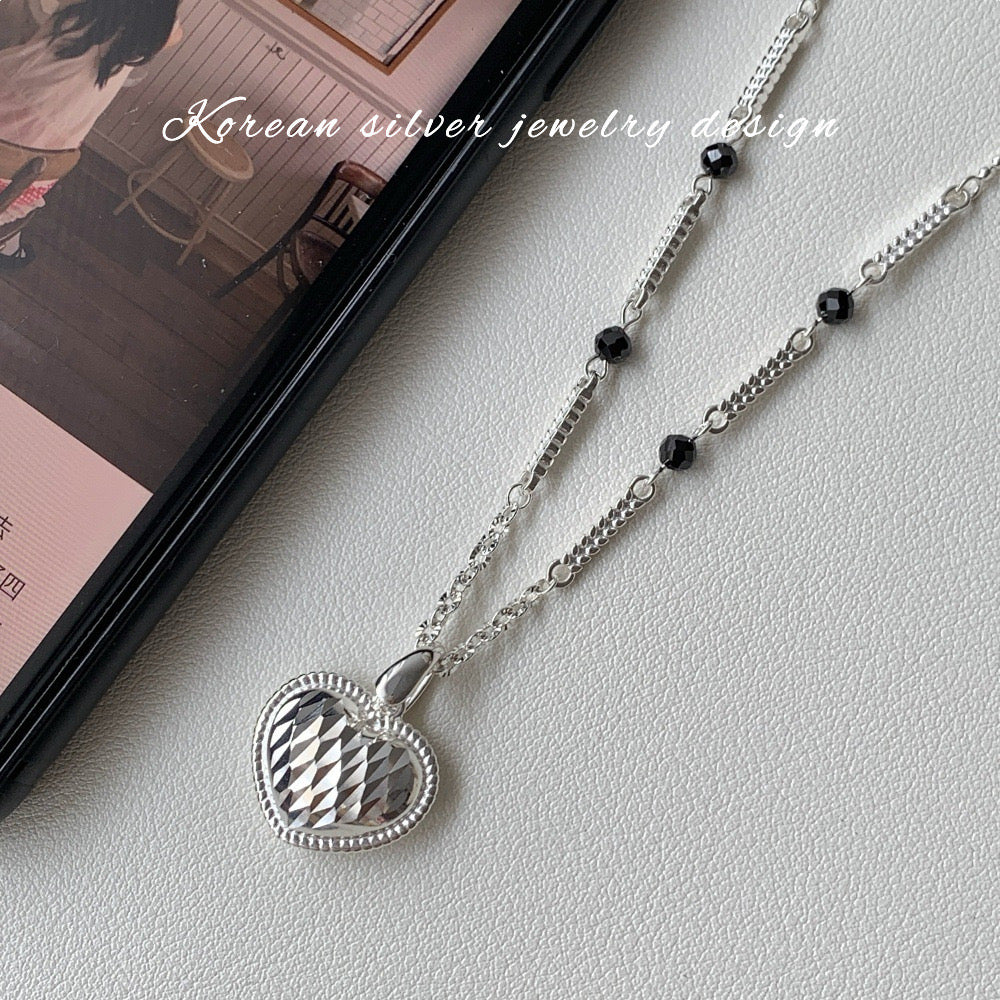 小丞飾_S925純銀混搭風 菱格紋愛心吊墜豆豆項鏈 愛心吊墜可拆
49+5公分
$1690
#1031-1N