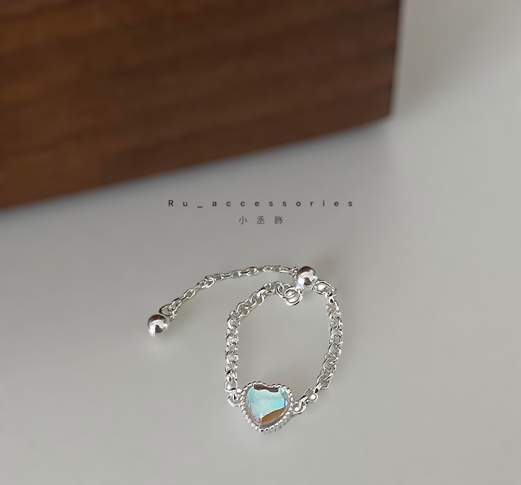 月光石抽拉戒指#421