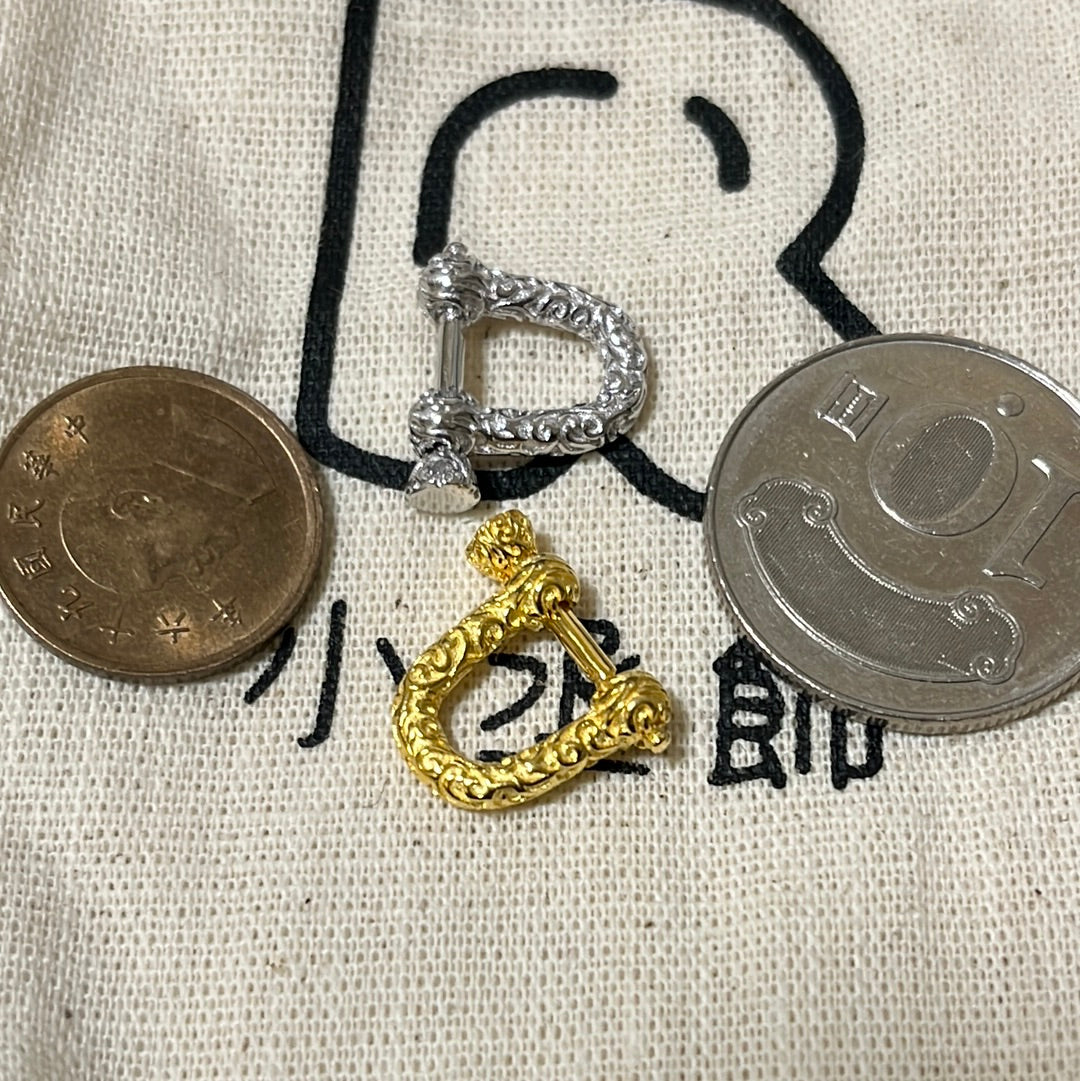 馬蹄墜子螺旋可以轉開不含項鍊#8