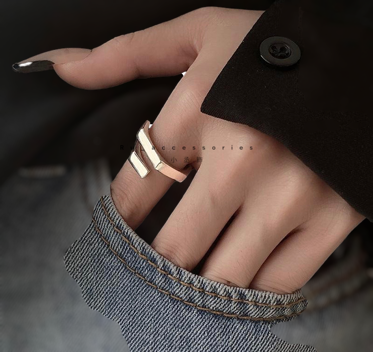 激推超熱賣六角角度戒開口戒 #402