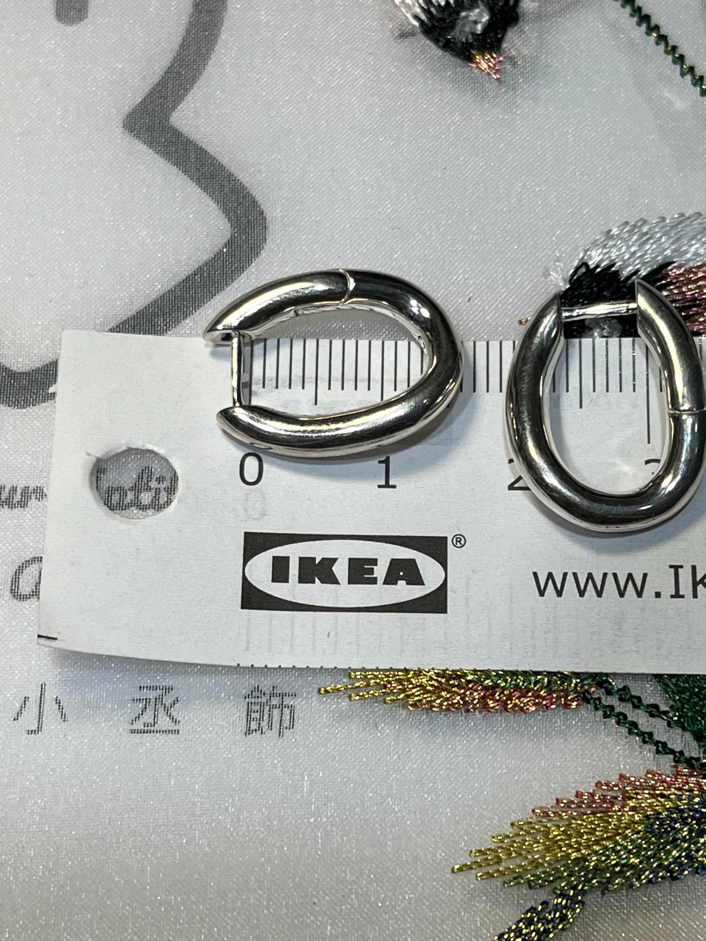 小丞飾 U形耳圈 長度15mm 耳針6mm $510 #151