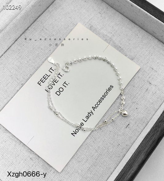 愛心切割燈籠珠珠AB鏈#62