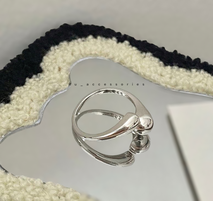 水滴戒 開口戒 #401