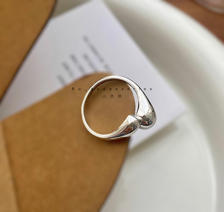 水滴戒 開口戒 #401