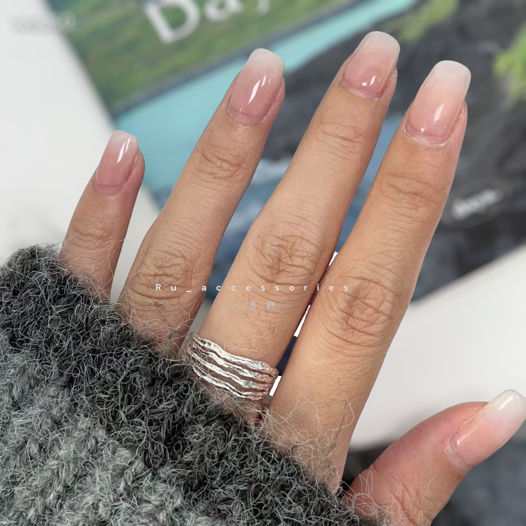 四層熔岩開口戒$370 #410