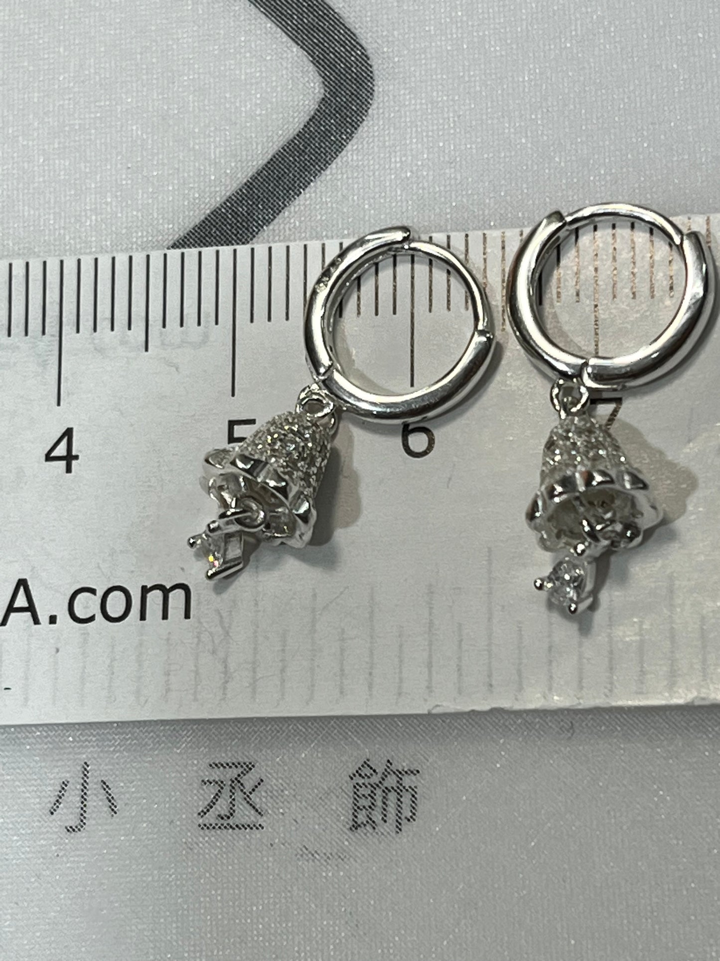 小丞飾 鈴鐺圈圈耳環 $290 8mm #127