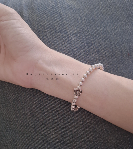 復古蝴蝶彈力繩 #33