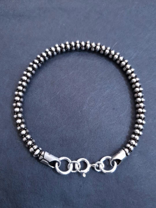 小丞飾 韓國🇰🇷飾品19cm 重工復古重工圓塊手鍊 $1090 #149