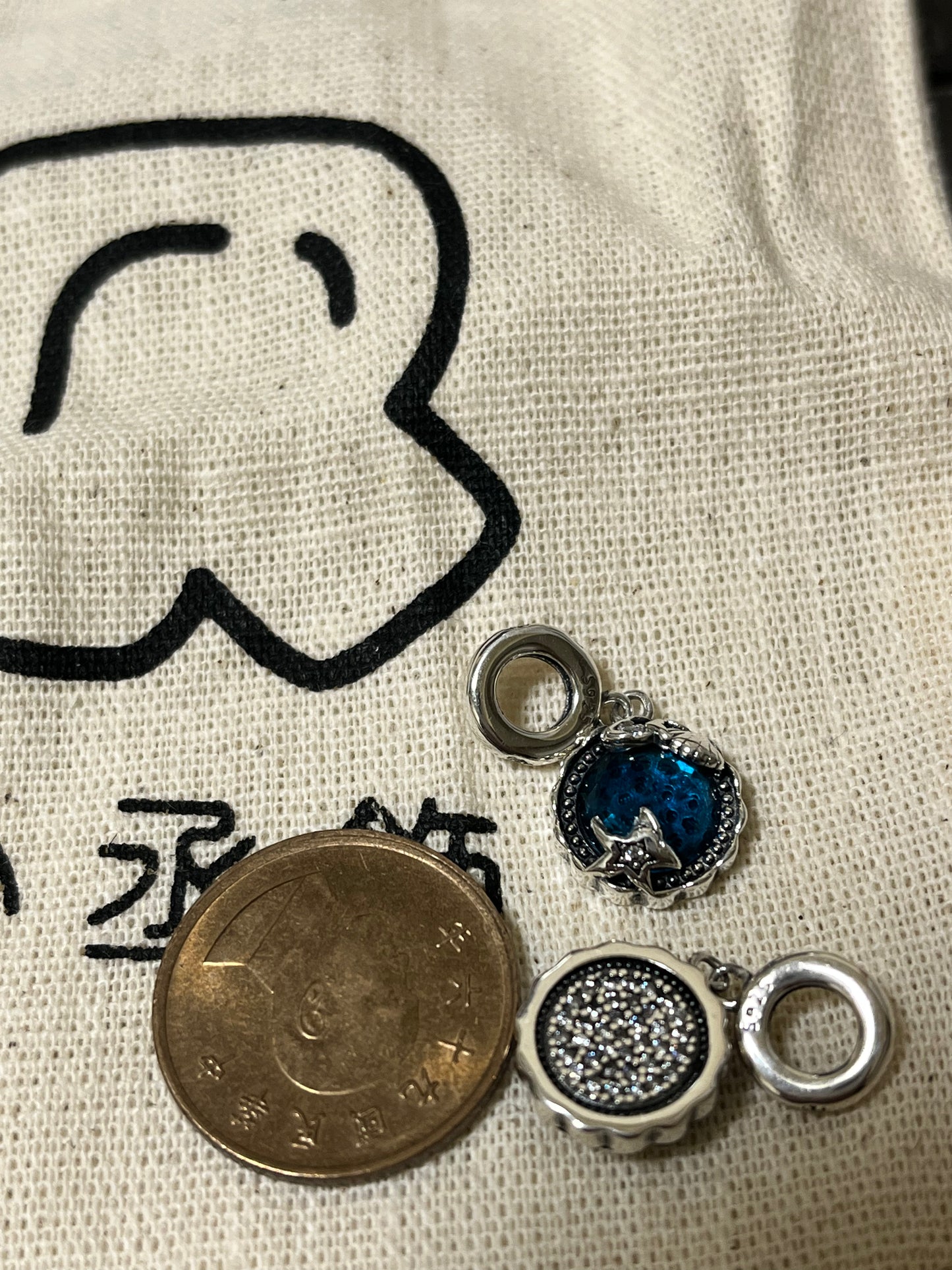 神秘海 星星墜子小鑽 叩頭不可開 (不含項鍊)#1