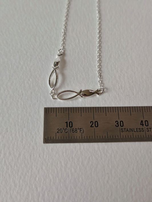 小丞飾 韓國製造 雙魚造型手鍊 16+3公分 $490。B601046