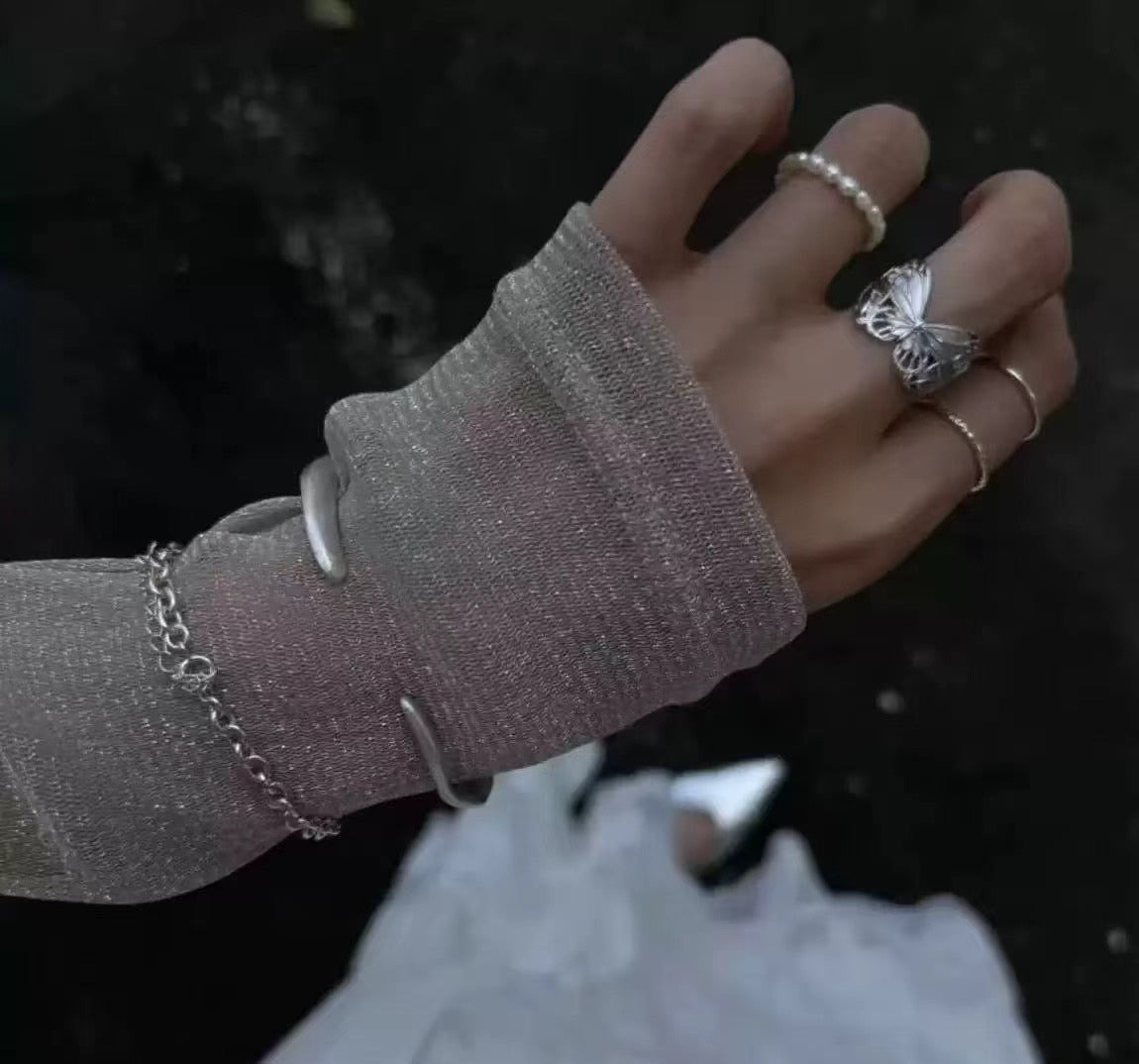 小丞飾_蝴蝶質感戒指 開口戒
$890