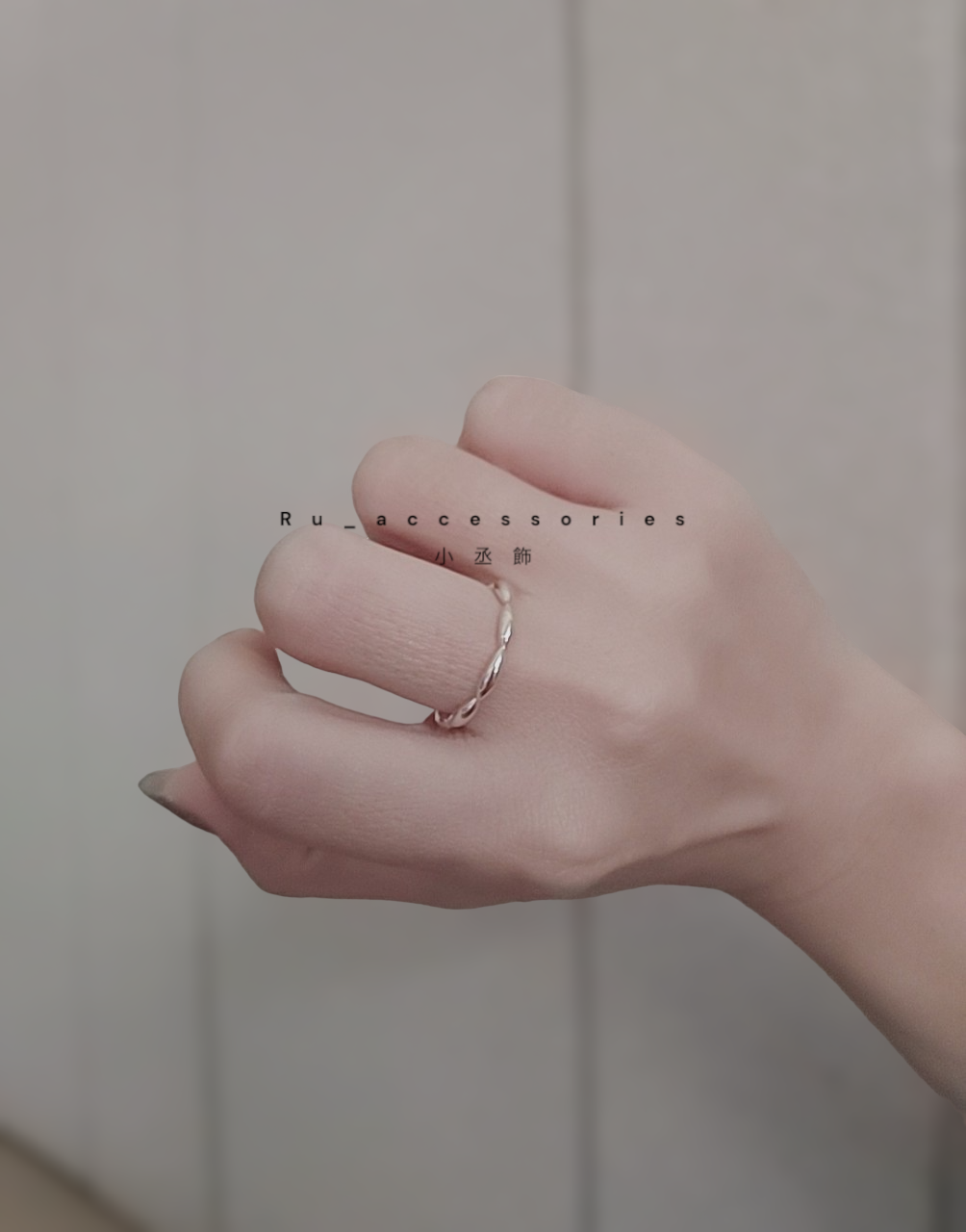 必BUY 經典素米粒開口戒 #370