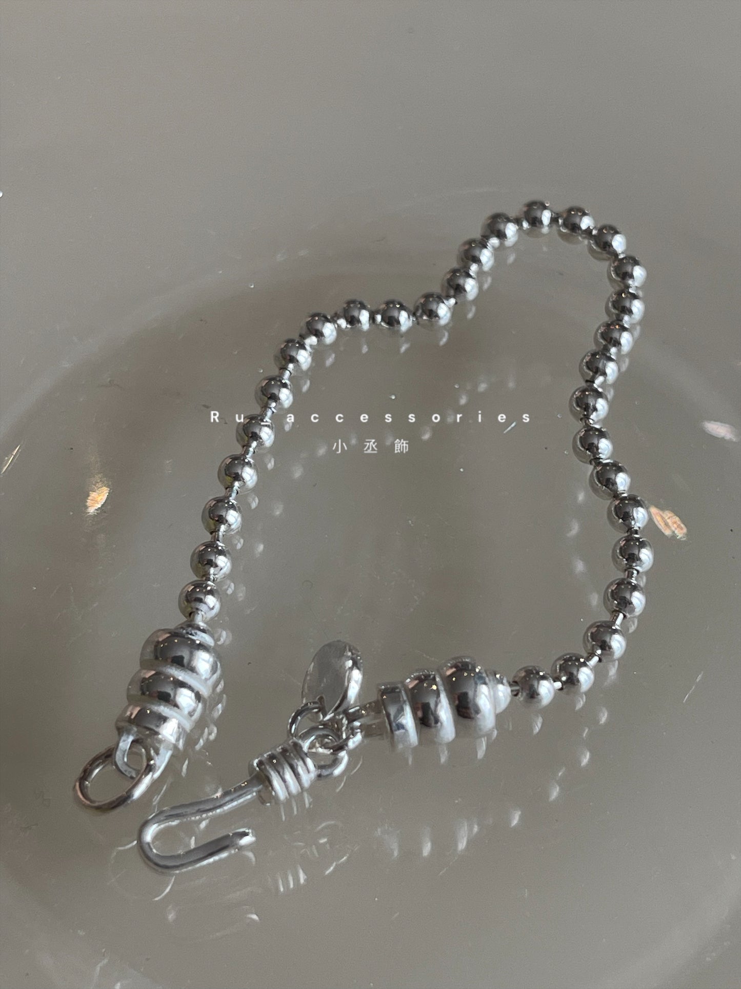 甜美圓珠魚鉤手鍊 #10
