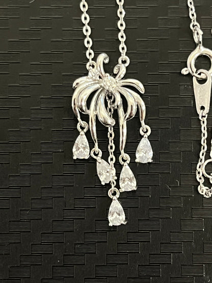 小丞飾-莫桑鑽-煙花🎆項鍊 40+2+3公分 N6031523