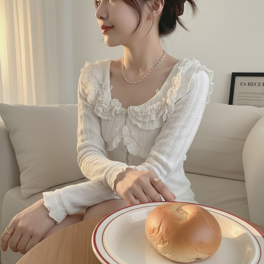 小丞飾 韓國圓珠簡約質感項鍊39+6公分 N6032802