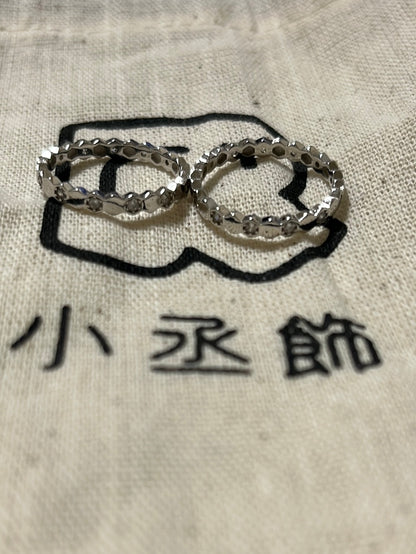 微鑲定圍蜂巢戒 $290       #120