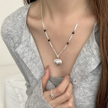 小丞飾_S925純銀混搭風 菱格紋愛心吊墜豆豆項鏈 愛心吊墜可拆
49+5公分
$1690 
#1031-1N