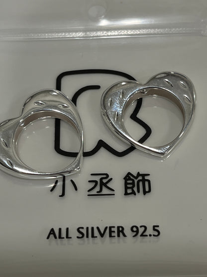 小丞飾-美碼6-7號 愛心定圍戒指，也可當吊墜
$790 
美碼6-7號
#1031-2R