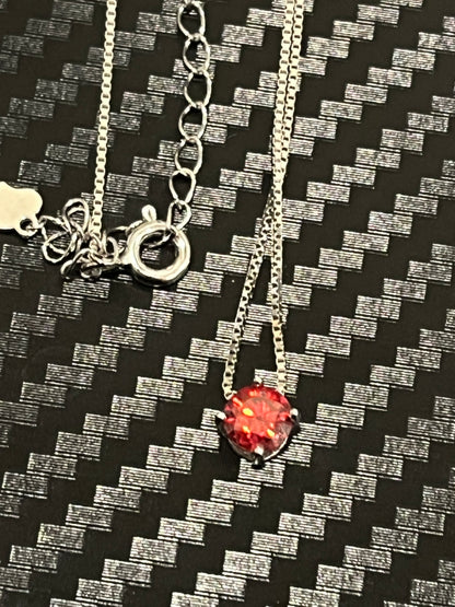 小丞飾-莫桑鑽-50分 紅鑽盒子鏈 40+5公分 N6031502