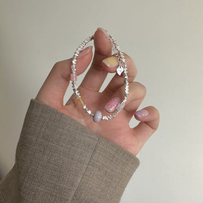 小丞飾 彩石碎銀精美手鍊 #B601115