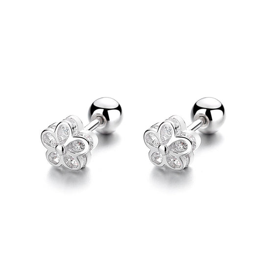 小丞飾品 雙層轉珠小花 珠珠4mm。E6032717