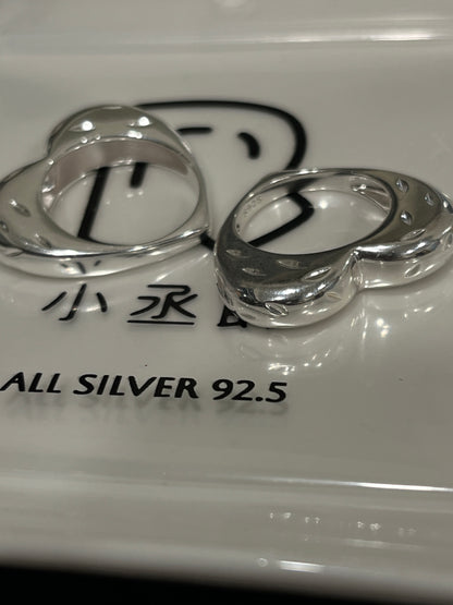 小丞飾-美碼6-7號 愛心定圍戒指，也可當吊墜
$790 
美碼6-7號
#1031-2R