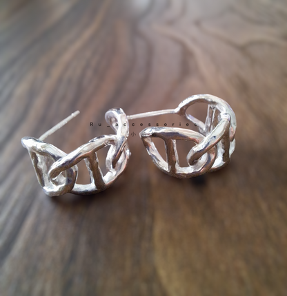 液態熔岩豬鼻耳釘#31