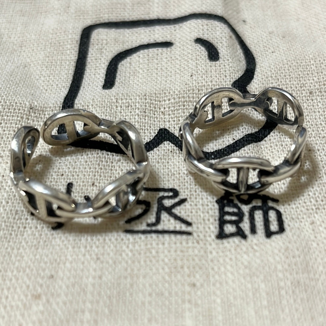 個性橢圓豬鼻戒#32