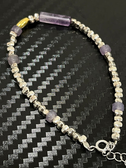 小丞飾
紫晶撞色碎銀手鏈 15+3公分
$690 #B6010203