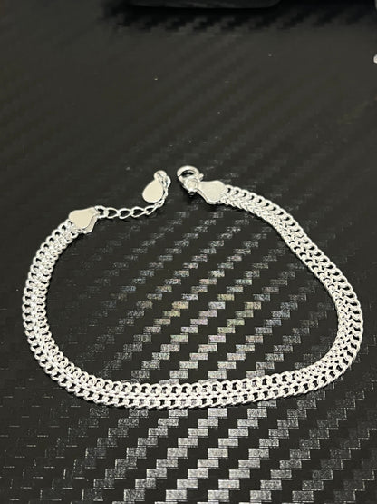 小丞飾
寬版雙層古巴亮銀手鍊
16+3公分
$990   B602071