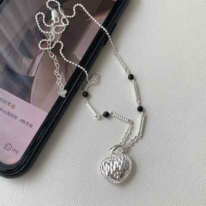 小丞飾_S925純銀混搭風 菱格紋愛心吊墜豆豆項鏈 愛心吊墜可拆
49+5公分
$1690 
#1031-1N