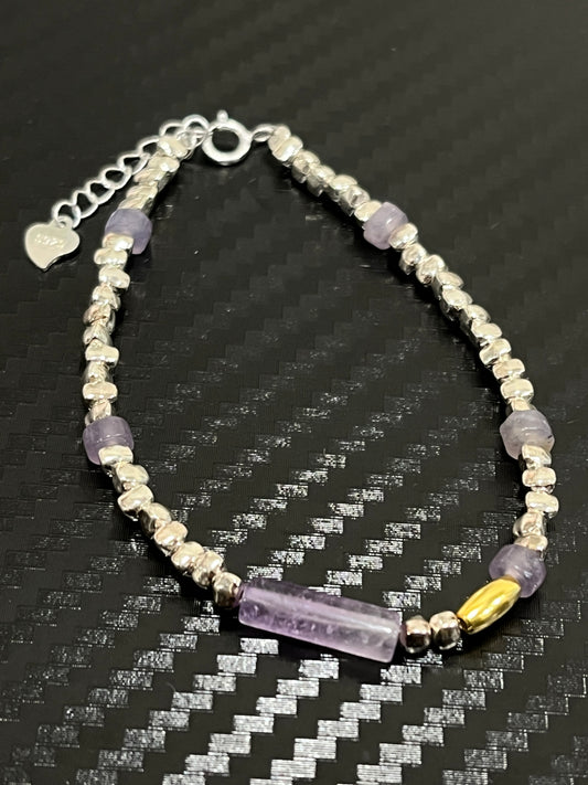 小丞飾
紫晶撞色碎銀手鏈 15+3公分
$690 #B6010203