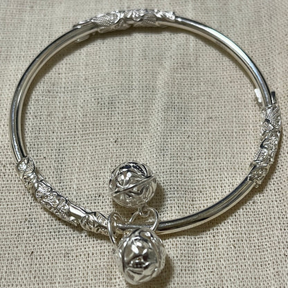 S999 鈴鐺閉口繁花手鐲58mm #30