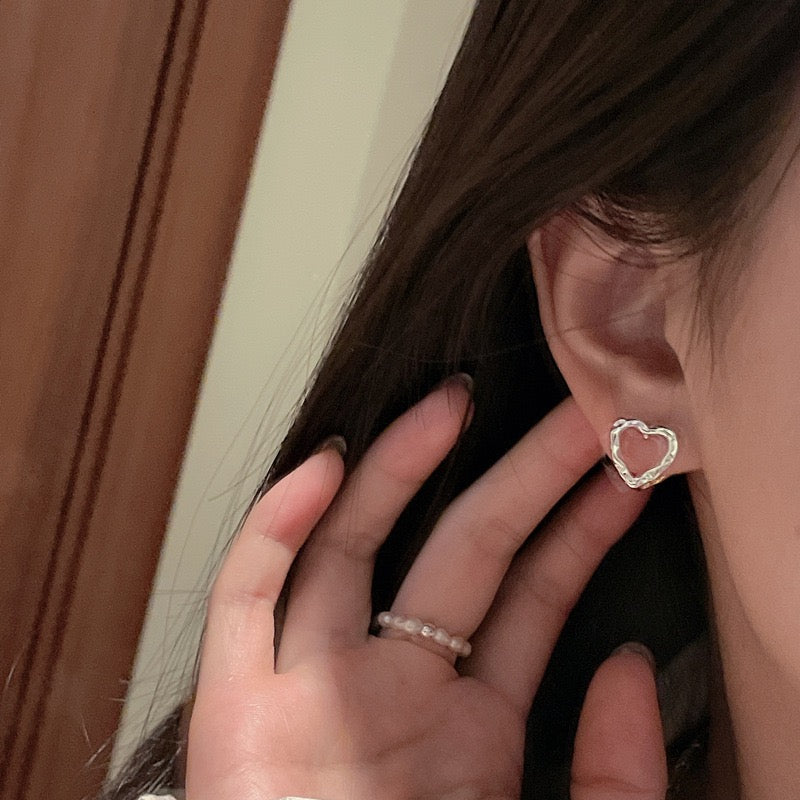 小丞飾
雙面雙色愛心耳扣 R6063003