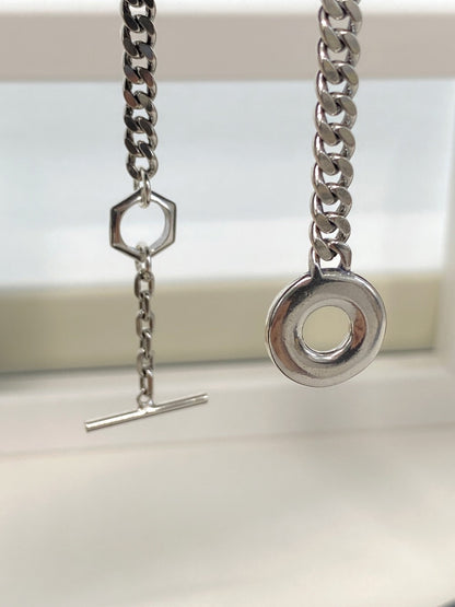 小丞飾 韓國🇰🇷生產製造💕💕好美的簡約韓國古巴OT 手鍊 14-17都適合$1590有現貨一條 #147