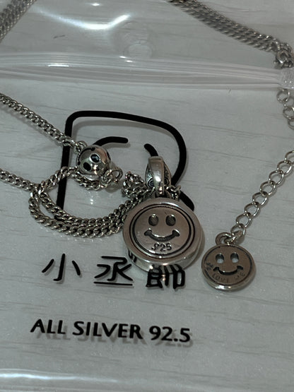 小丞飾
復古旋轉笑臉項鍊
50+5公分 $2990。  #N601031