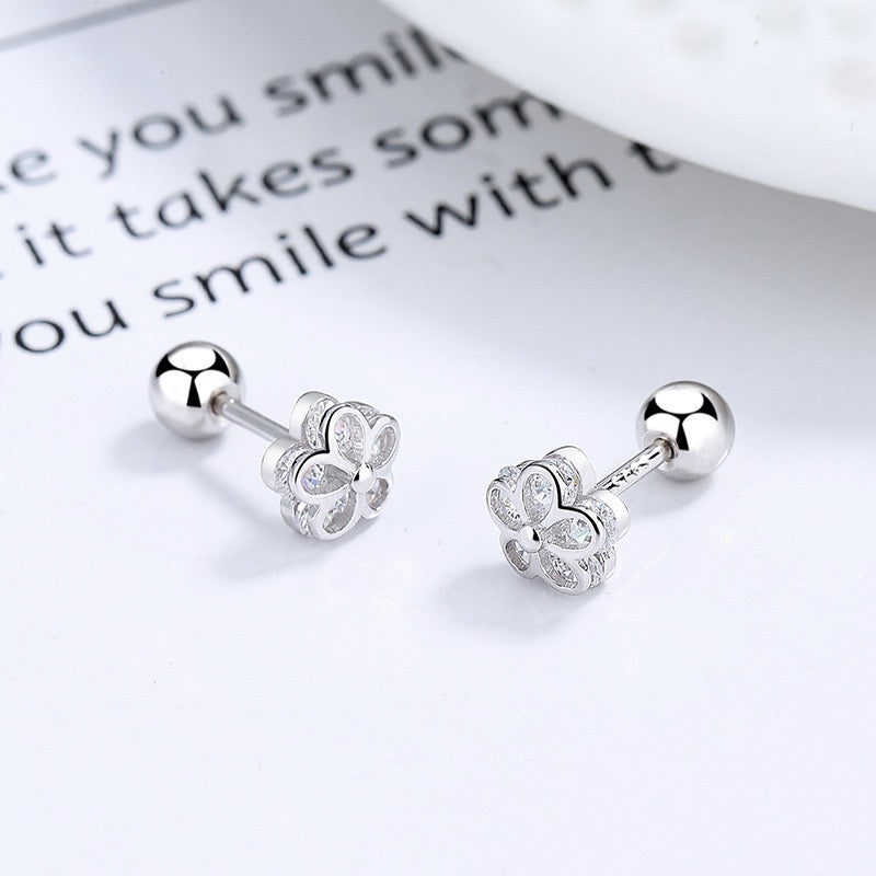小丞飾品 雙層轉珠小花 珠珠4mm。E6032717