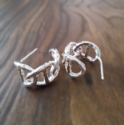 液態熔岩豬鼻耳釘#31