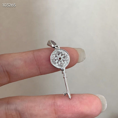 撞色小鑽鑰匙墜子 不含項鍊 #14