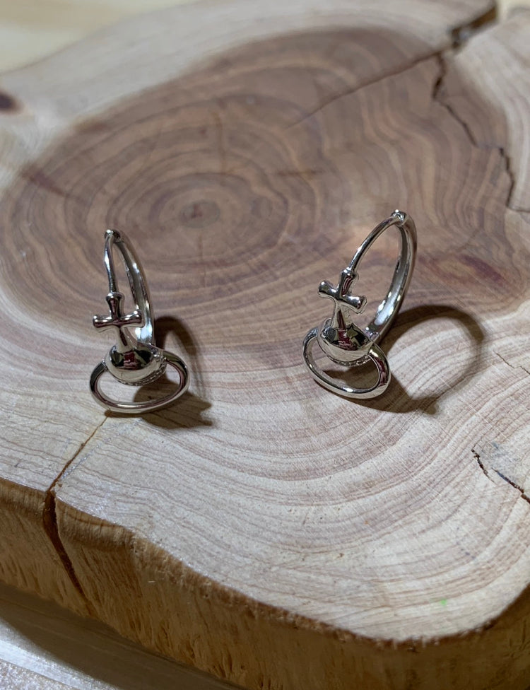 圈口約一公分 土星🪐耳扣$310 #103