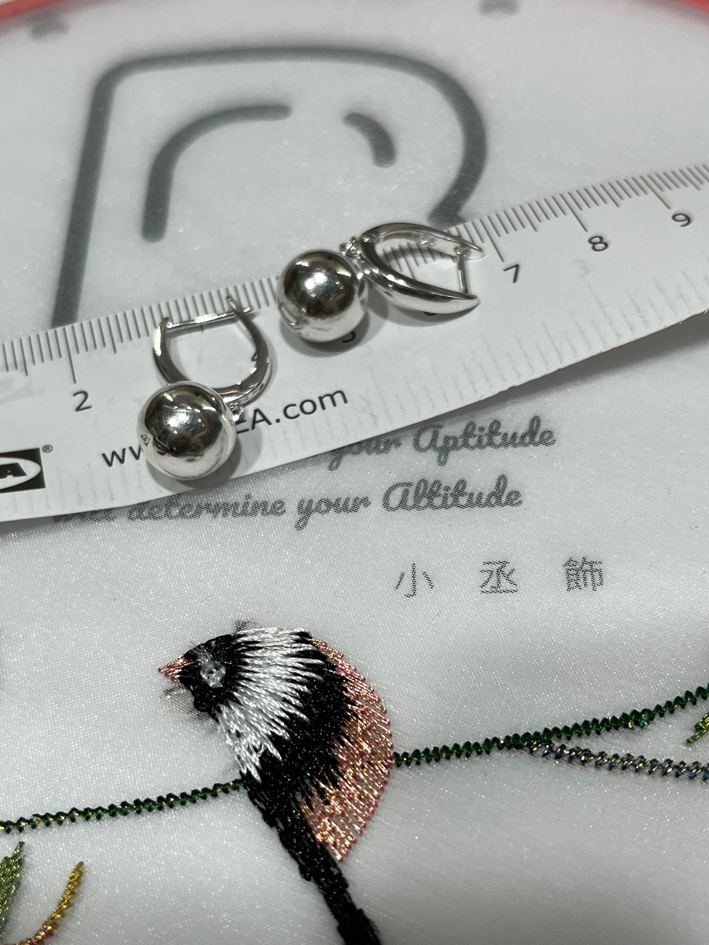 小丞飾 個性 U形圓珠耳扣 珠珠10mm #123