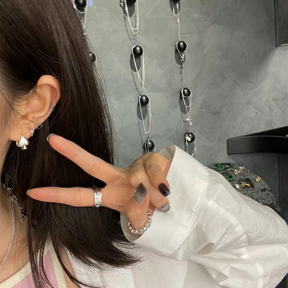 小丞飾 韓國製造
可愛的黑桃心耳扣  #100
$790