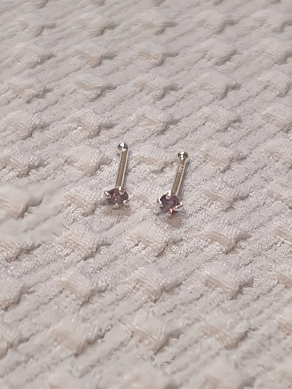 小丞飾👆足銀s999. 養耳棒 / 10個顏色 0.8公分 
白、粉、紫、黑、石榴紅 
藍色 莓紅 橙色 黃色 綠色
一組兩個 $50