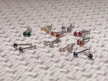 小丞飾👆足銀s999. 養耳棒 / 10個顏色 0.8公分 
白、粉、紫、黑、石榴紅 
藍色 莓紅 橙色 黃色 綠色
一組兩個 $50