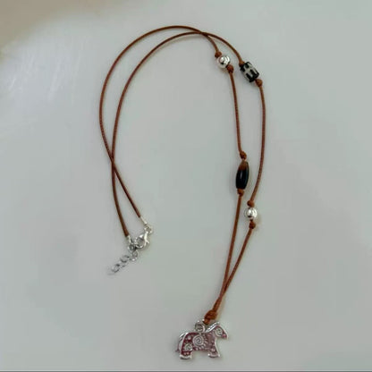 小丞飾_925純銀 
韓國🇰🇷 小馬🐎項鍊  $1390
55+5公分
#1031-4N