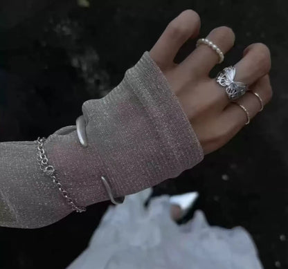 小丞飾_蝴蝶質感戒指 開口戒
$890